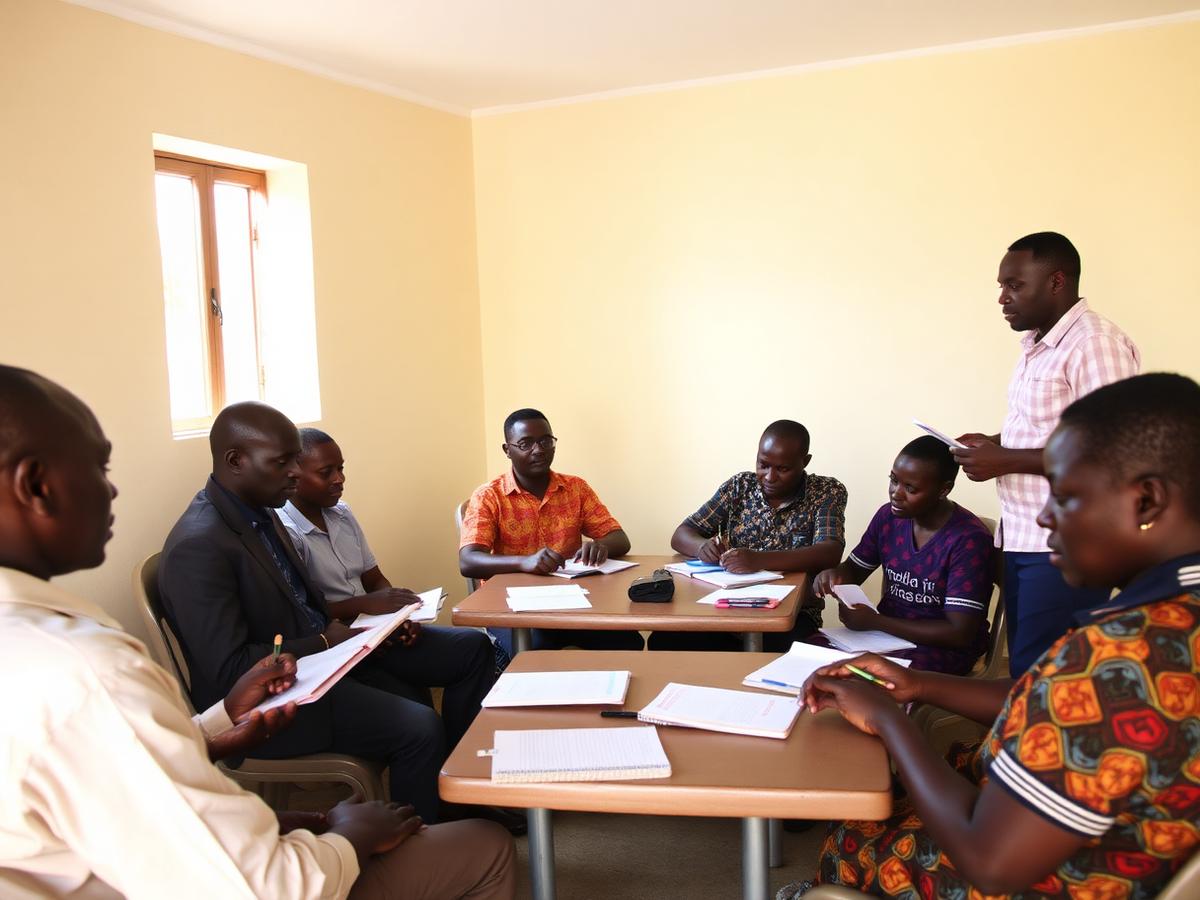Une session de formation à l'écoute active